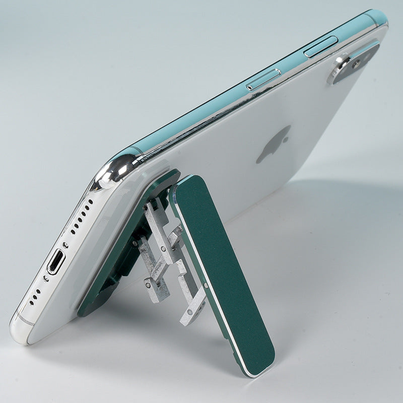 Mini Backstick Folding Mobile Phone Holder, Folding mobile phone stand, Compact smartphone holder